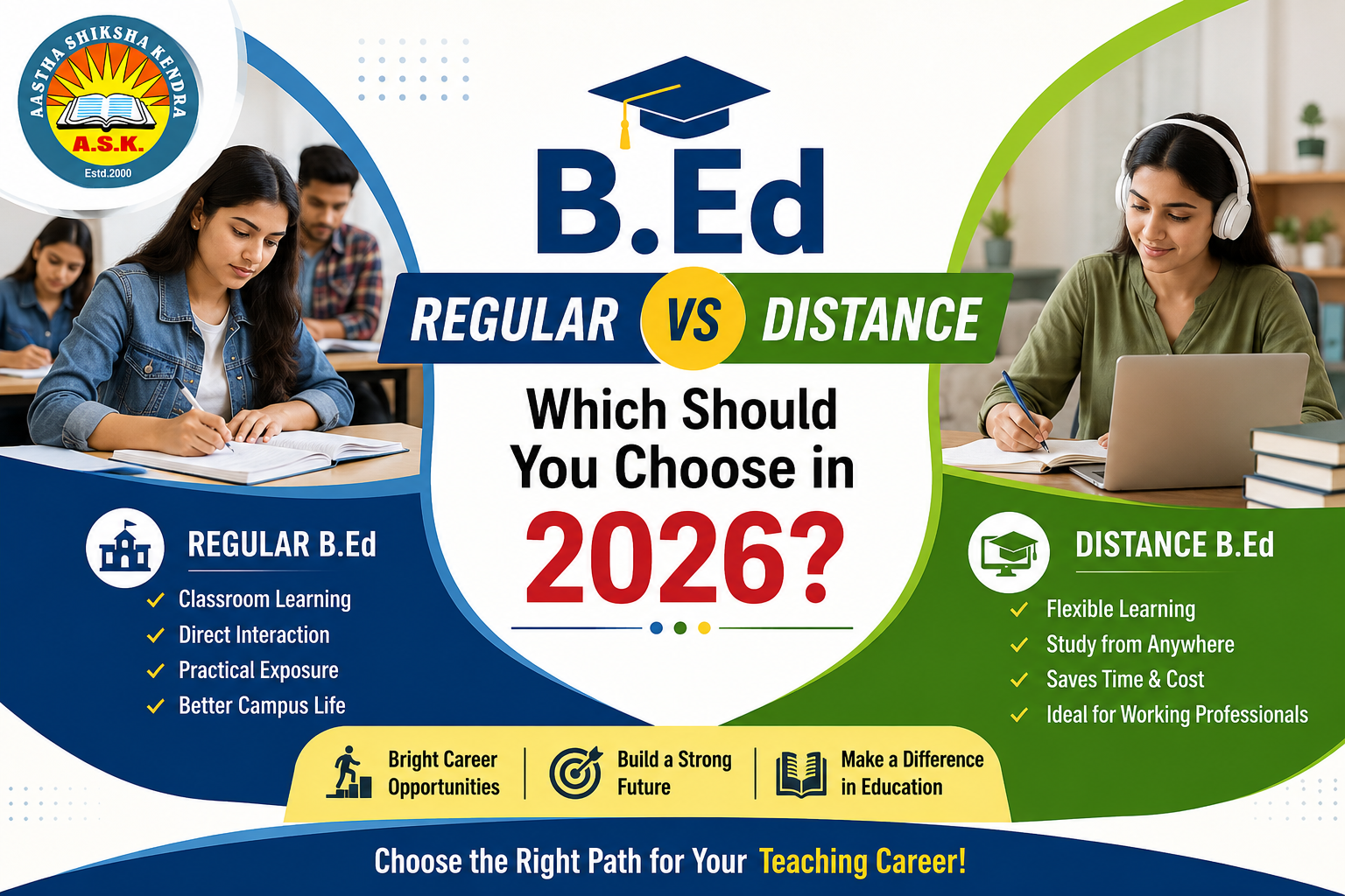 B.Ed Regular vs Distance